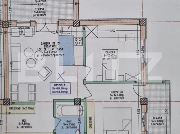 Apartament de vânzare 3 camere Sud - 206499AV | BLITZ Bistriţa | Poza9