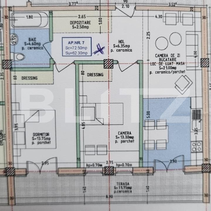 Apartament de vânzare 3 camere Sud - 206514AV | BLITZ Bistriţa | Poza10