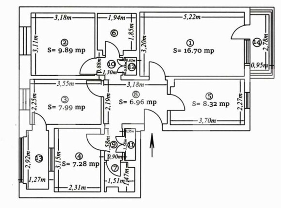 Apartament de vânzare 4 camere Primaverii - 180778AV | BLITZ Botoșani | Poza1