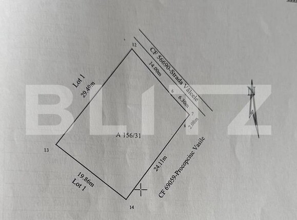 Teren de vânzare Sud-Est - 181156TV | BLITZ Botoșani | Poza2