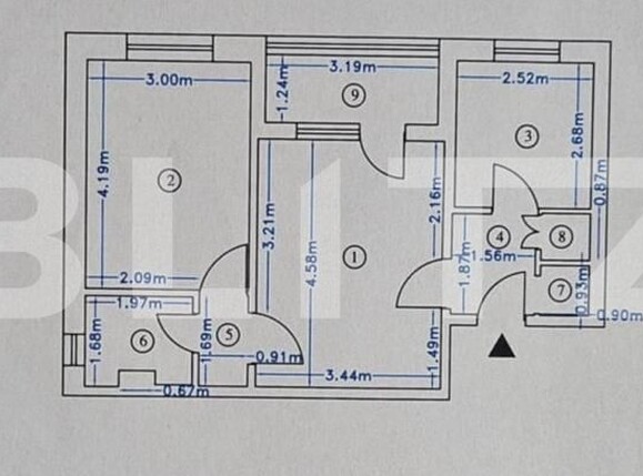 Apartament de vânzare 2 camere Primaverii - 184466AV | BLITZ Botoșani | Poza1