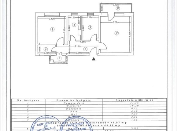 Apartament de vânzare 2 camere Primaverii - 206622AV | BLITZ Botoșani | Poza3