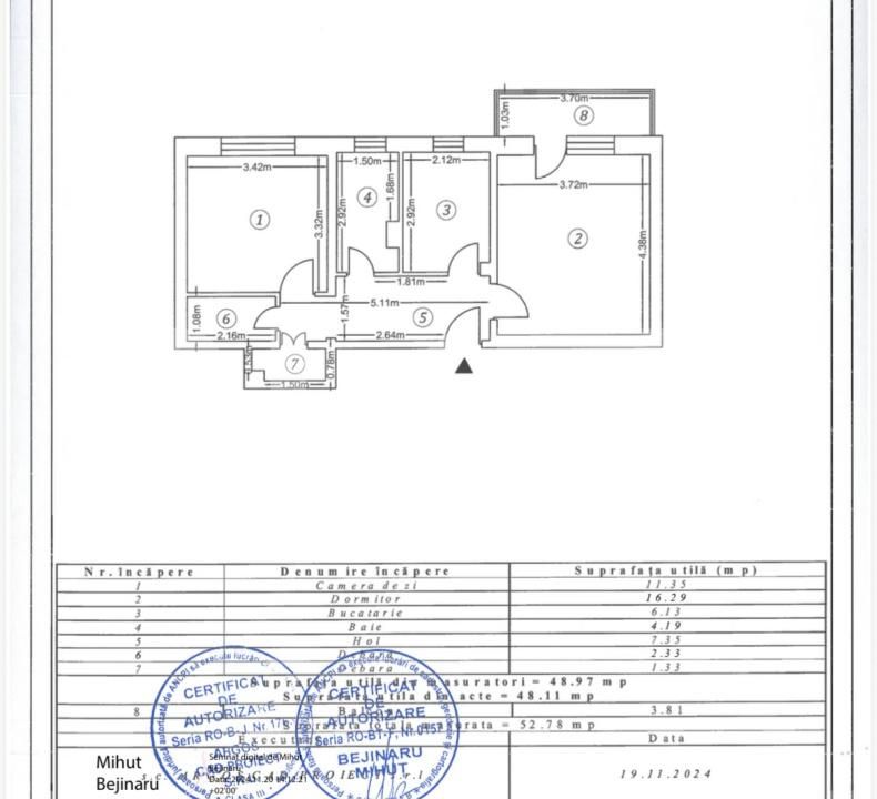 Apartament de vânzare 2 camere Primaverii - 206622AV | BLITZ Botoșani | Poza3