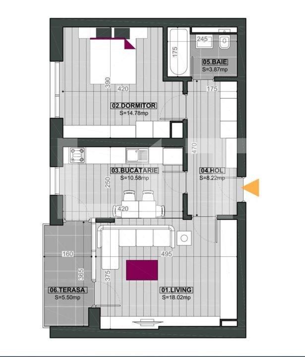 Apartament de vânzare 2 camere Aviatiei - 100060AV | BLITZ București | Poza1