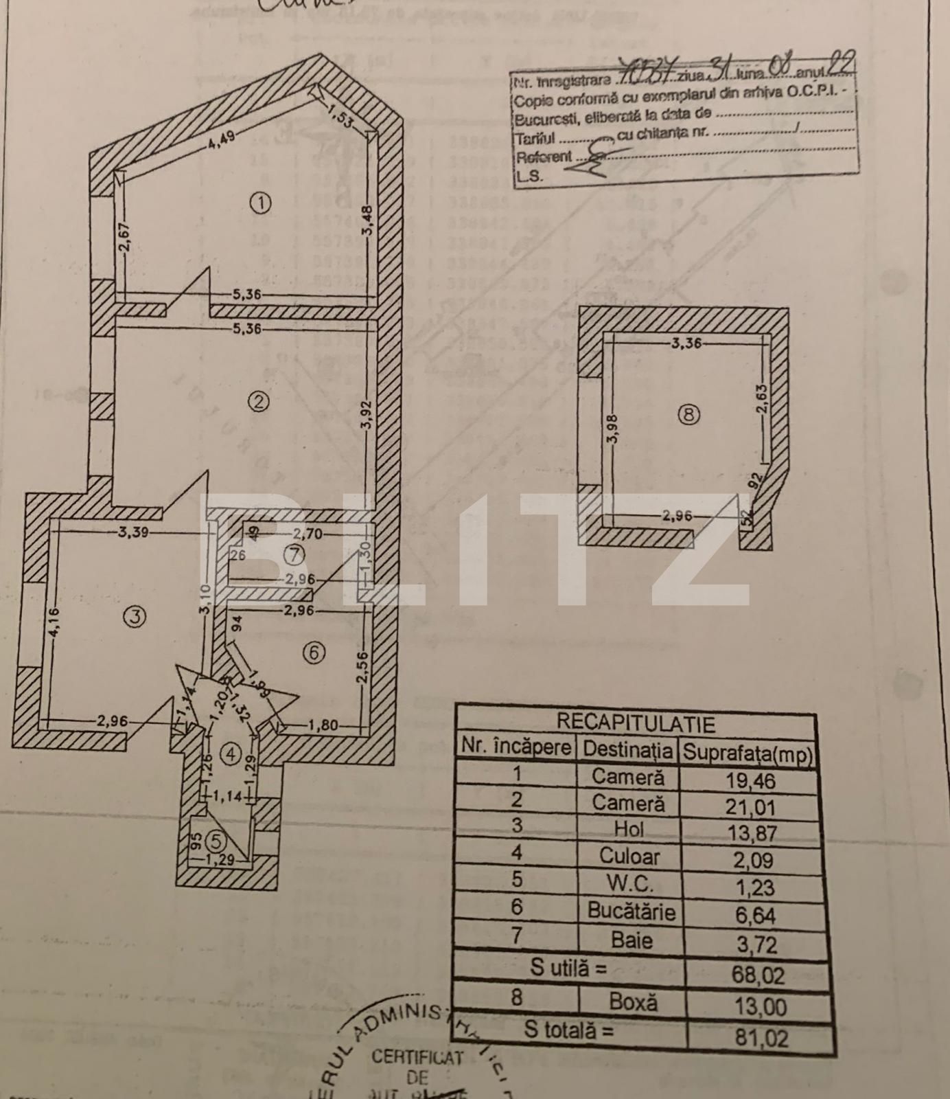 Apartament de vânzare 3 camere Ultracentral - 100558AV | BLITZ București | Poza1