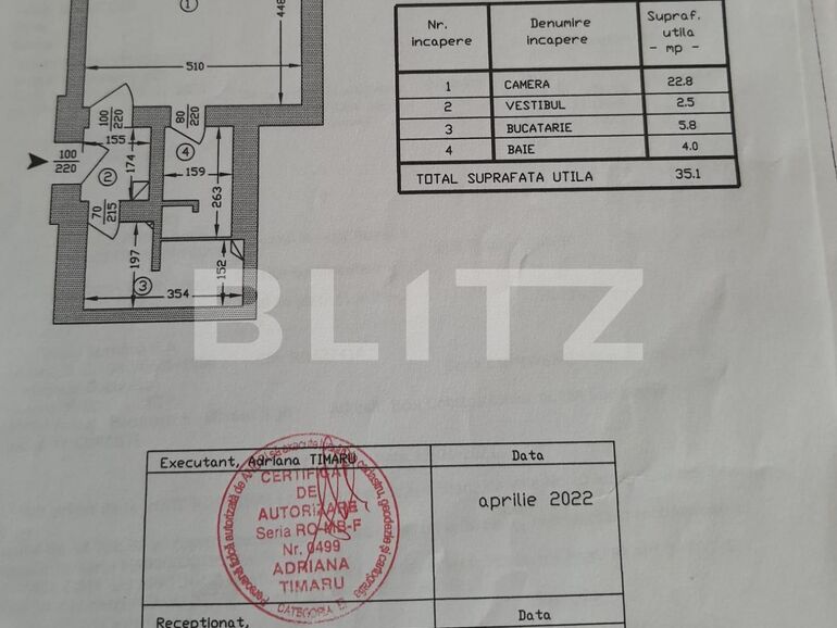 Garsonieră de vânzare Ultracentral - 100561AV | BLITZ București | Poza1