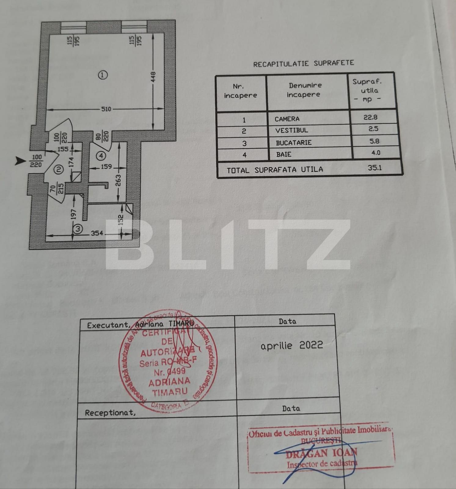 Garsonieră de vânzare Ultracentral - 100561AV | BLITZ București | Poza1