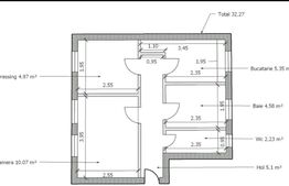 Oportunitate! Garsonieră decomandată, 33 mp, renovată, zona Arcul de Triumf