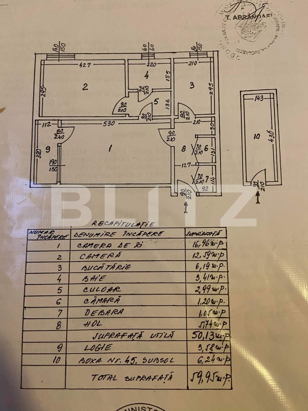 Apartament 2 camere, 50 mp, etaj intermediar, Vitan