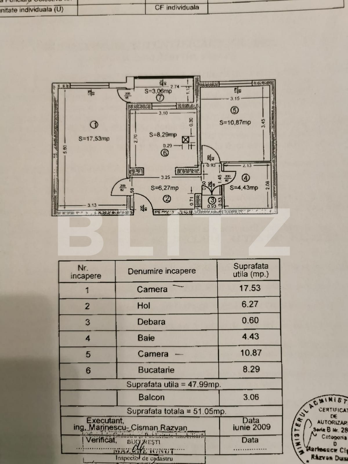 Apartament de 2 camere, decomandat, 48 mp, Dristor