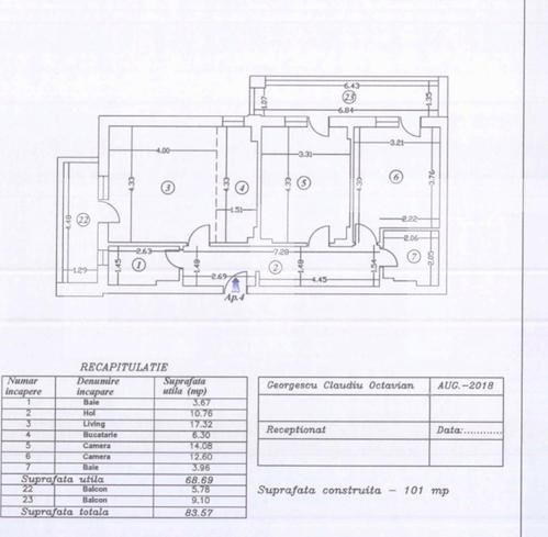 Apartament de vânzare 3 camere Baneasa - 101234AV | BLITZ București | Poza1