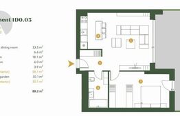 Apartament de 2 camere, curte, 60 mp, in zona Jandarmeriei