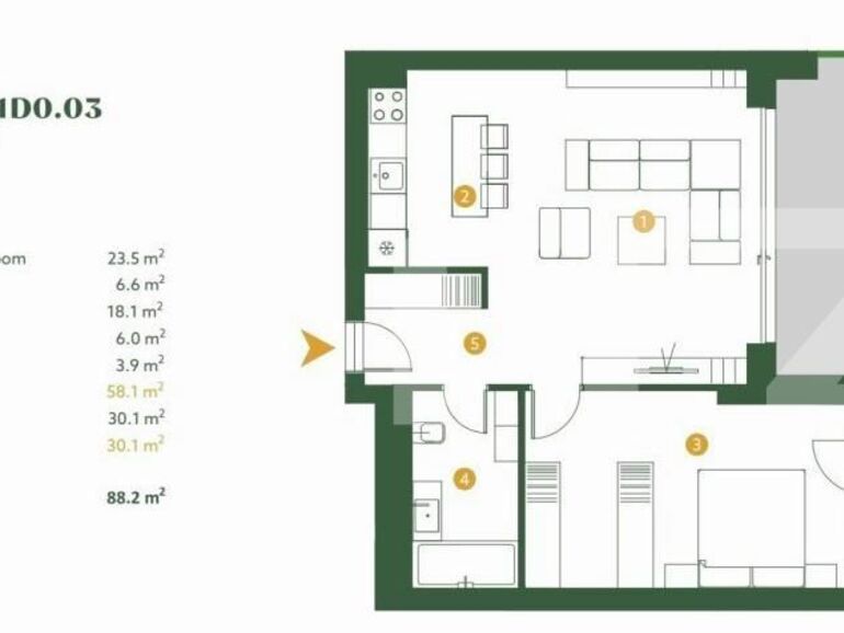 Apartament de vânzare 2 camere Baneasa - 101350AV | BLITZ București | Poza1