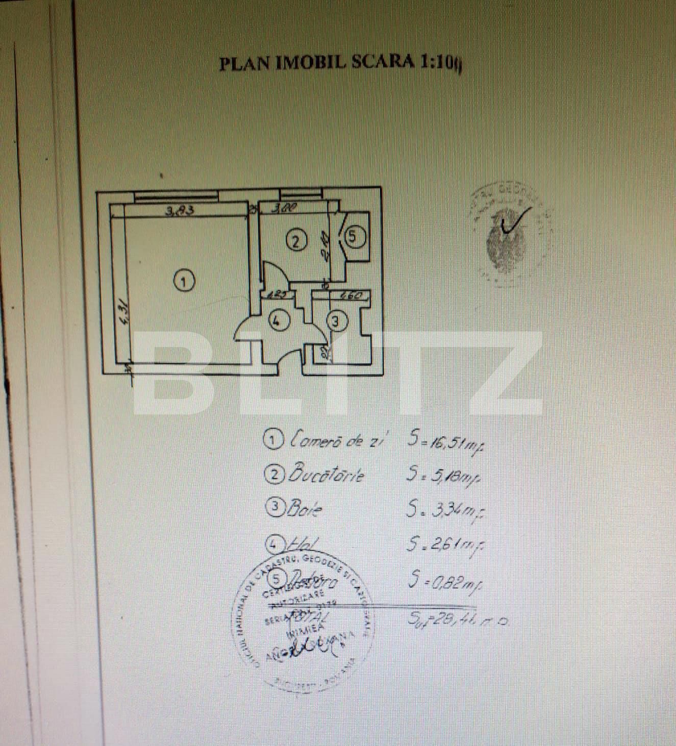 Garsoniera 30 mp, mobilata si utilata, Dorobanți 