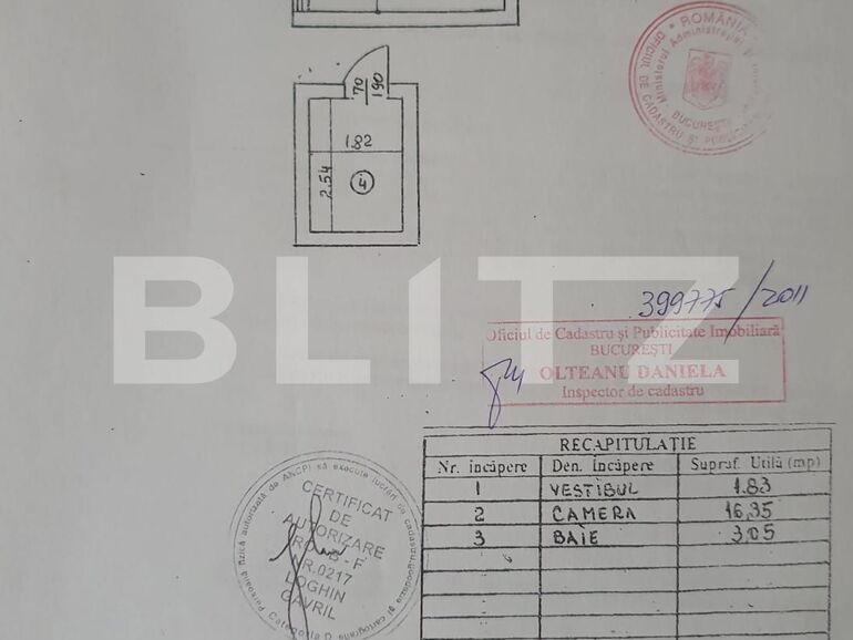 Garsonieră de vânzare Ultracentral - 101472AV | BLITZ București | Poza1