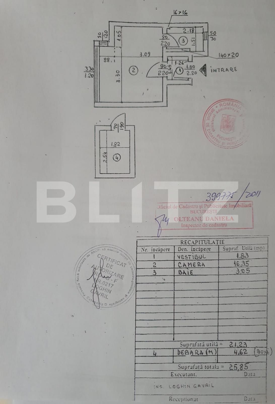 Garsonieră de vânzare Ultracentral - 101472AV | BLITZ București | Poza1