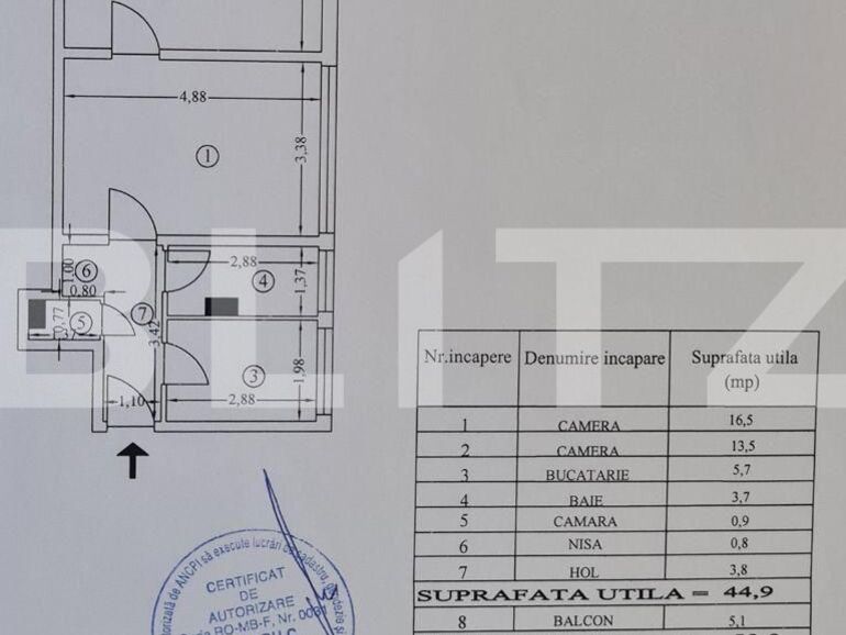 Apartament de vânzare 2 camere Central - 101474AV | BLITZ București | Poza1