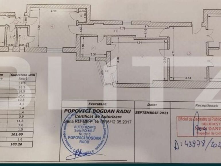 Apartament de vânzare 4 camere Ultracentral - 101475AV | BLITZ București | Poza1