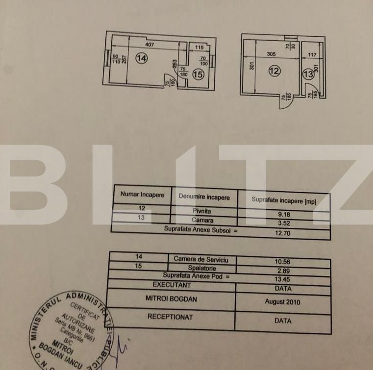 Apartament de 3 camere, 90 mp, balcon, in vilă, Floreasca 