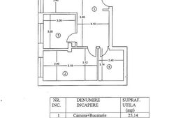 Apartament de 3 camere, 60 mp, in zona Sisesti