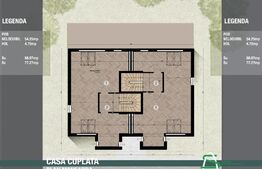 Duplex de 5 camere, 167 mp, zona Tunari