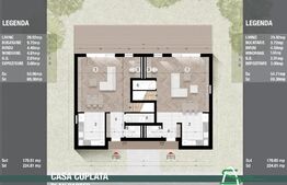 Duplex de 5 camere, 167 mp, zona Tunari