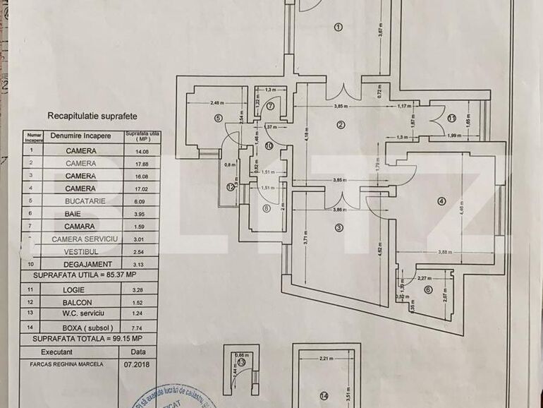 Apartament de vânzare 4 camere Ultracentral - 103554AV | BLITZ București | Poza1