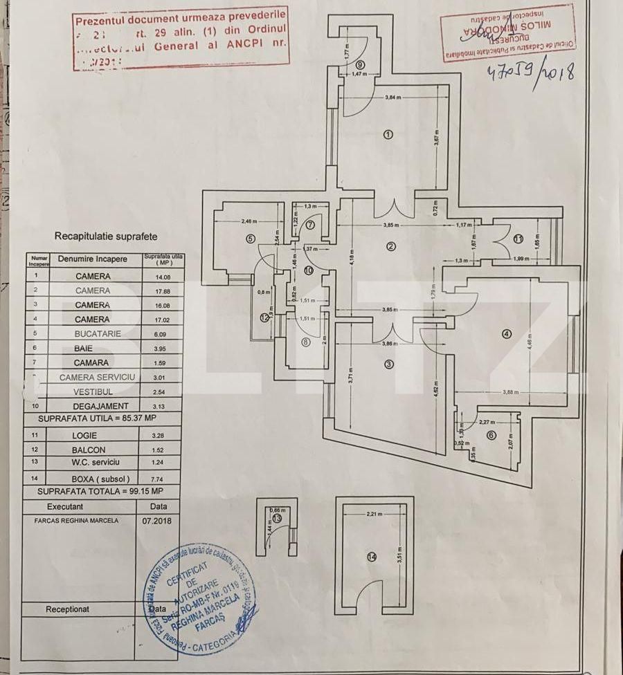 Apartament superb, 4 camere, 100 mp, Ultracentral 