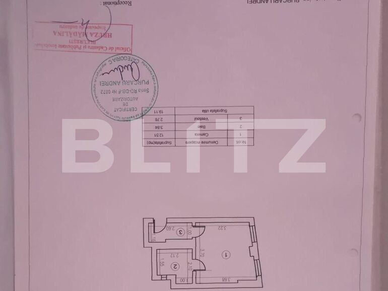 Garsonieră de vânzare Ultracentral - 104277AV | BLITZ București | Poza1