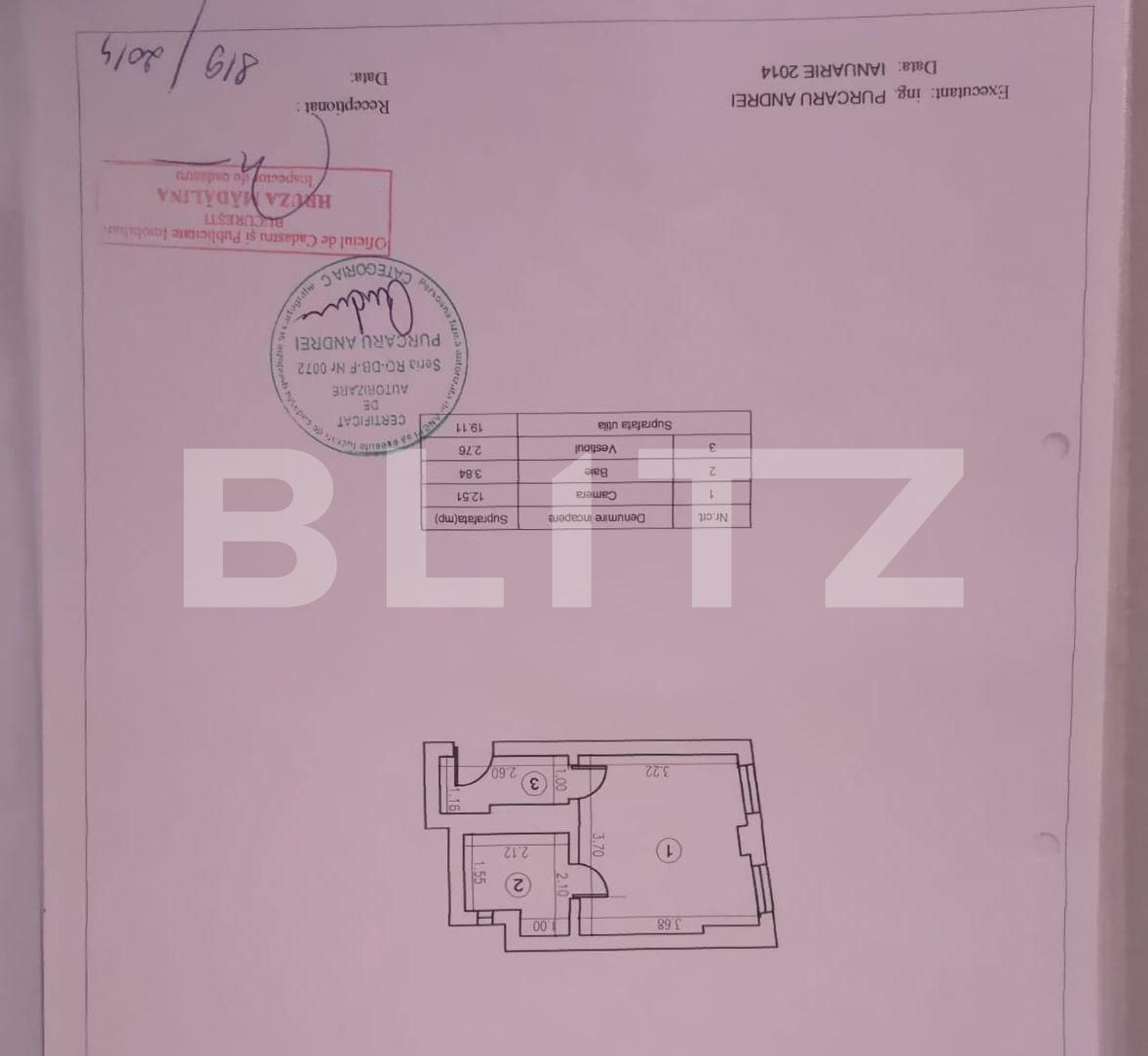 Garsonieră de vânzare Ultracentral - 104277AV | BLITZ București | Poza1