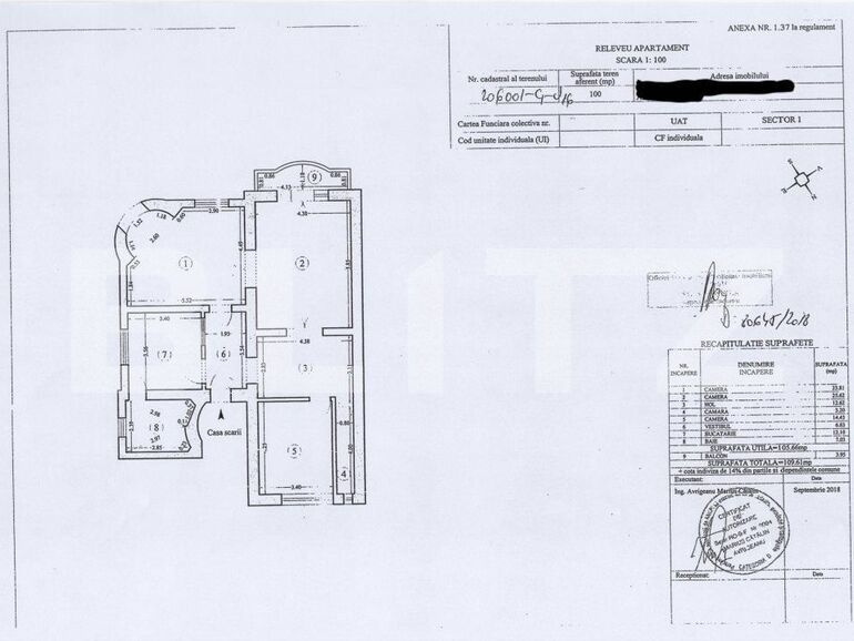 Apartament de vânzare 3 camere Ultracentral - 104693AV | BLITZ București | Poza1