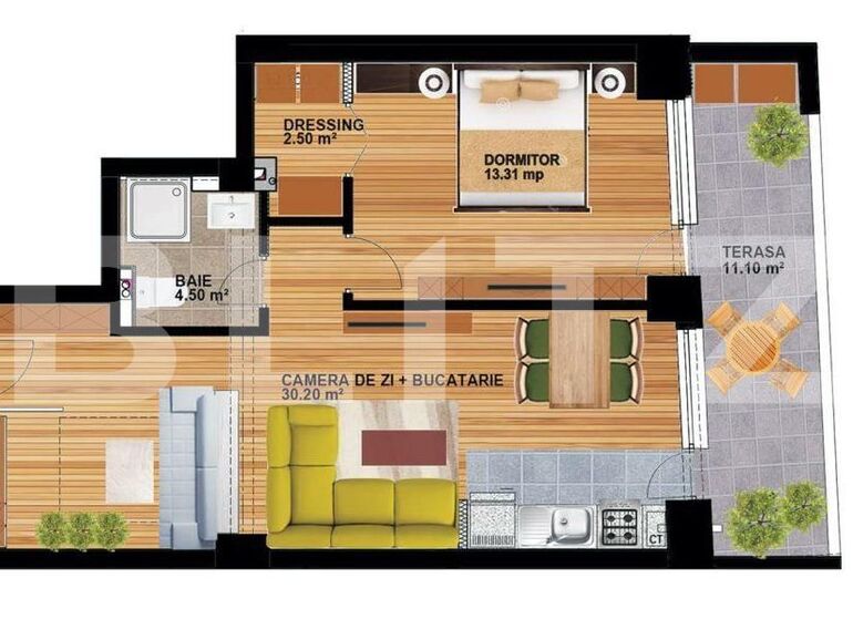 Apartament de vânzare 2 camere Vitan - 106381AV | BLITZ București | Poza1