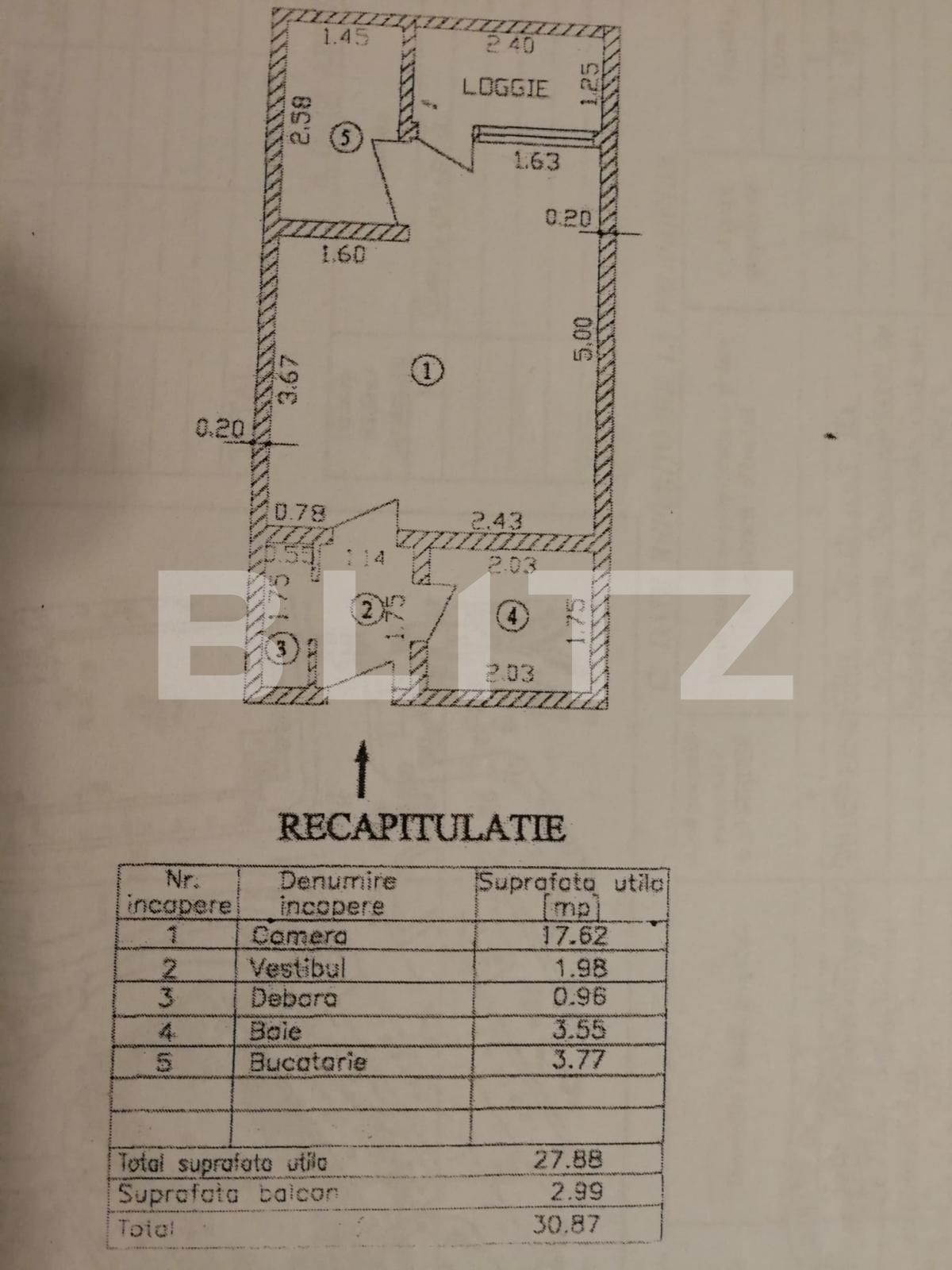 Garsonieră de vânzare Vitan - 106418AV | BLITZ București | Poza1