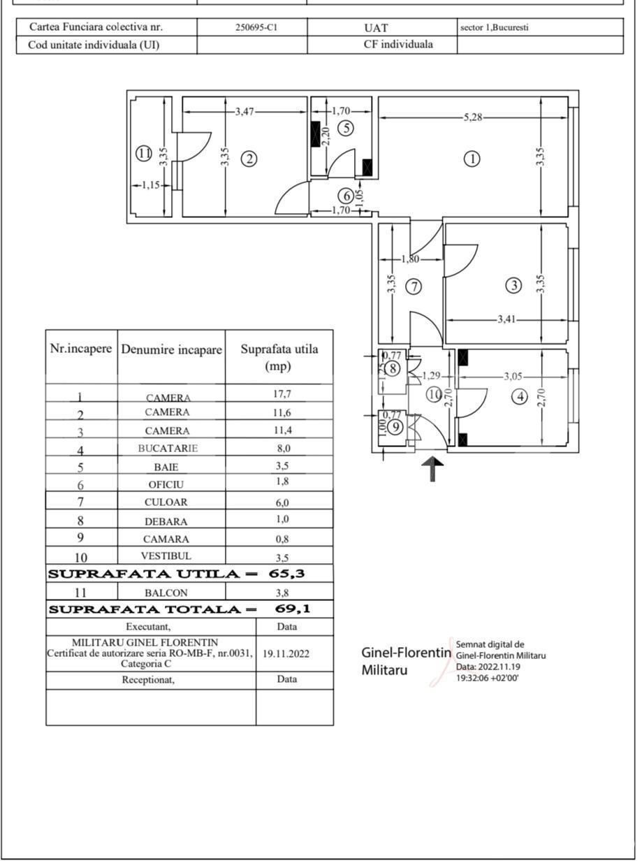 Apartament de vânzare 3 camere 1 Mai - 106746AV | BLITZ București | Poza1