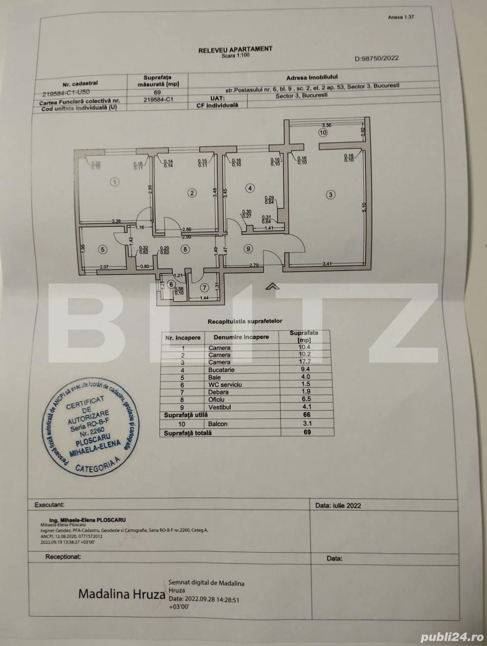 Apartament de vânzare 3 camere Titan - 106834AV | BLITZ București | Poza9