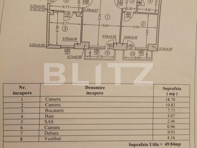 Apartament de vânzare 2 camere Titan - 106852AV | BLITZ București | Poza1