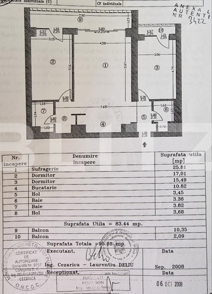 Apartament de vânzare 3 camere Dristor - 106871AV | BLITZ București | Poza1