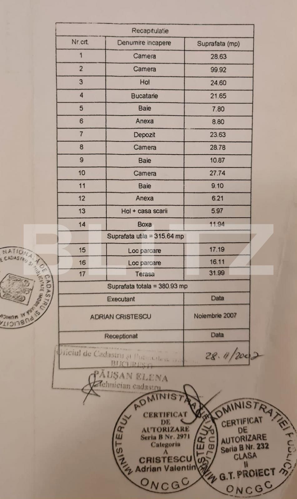 Penthouse superb, 315 mp, 5 camere, terasa 40mp, Pipera-Tei