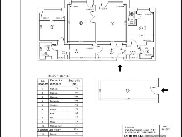 Apartament de vânzare 3 camere Ultracentral - 108476AV | BLITZ București | Poza1