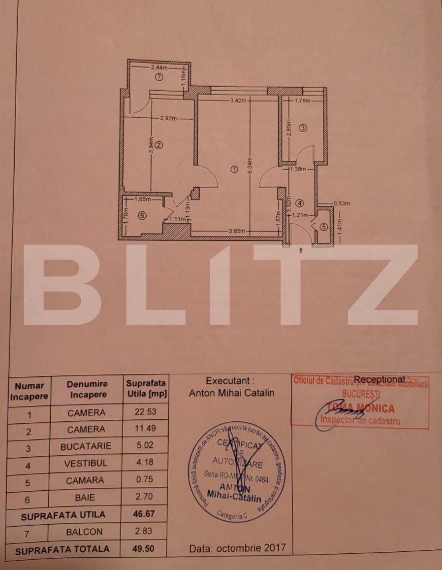 Apartament de vânzare 2 camere Ultracentral - 108552AV | BLITZ București | Poza1