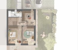 Duplex cu 5 camere, 156 mp, teren 328 mp, Voluntari