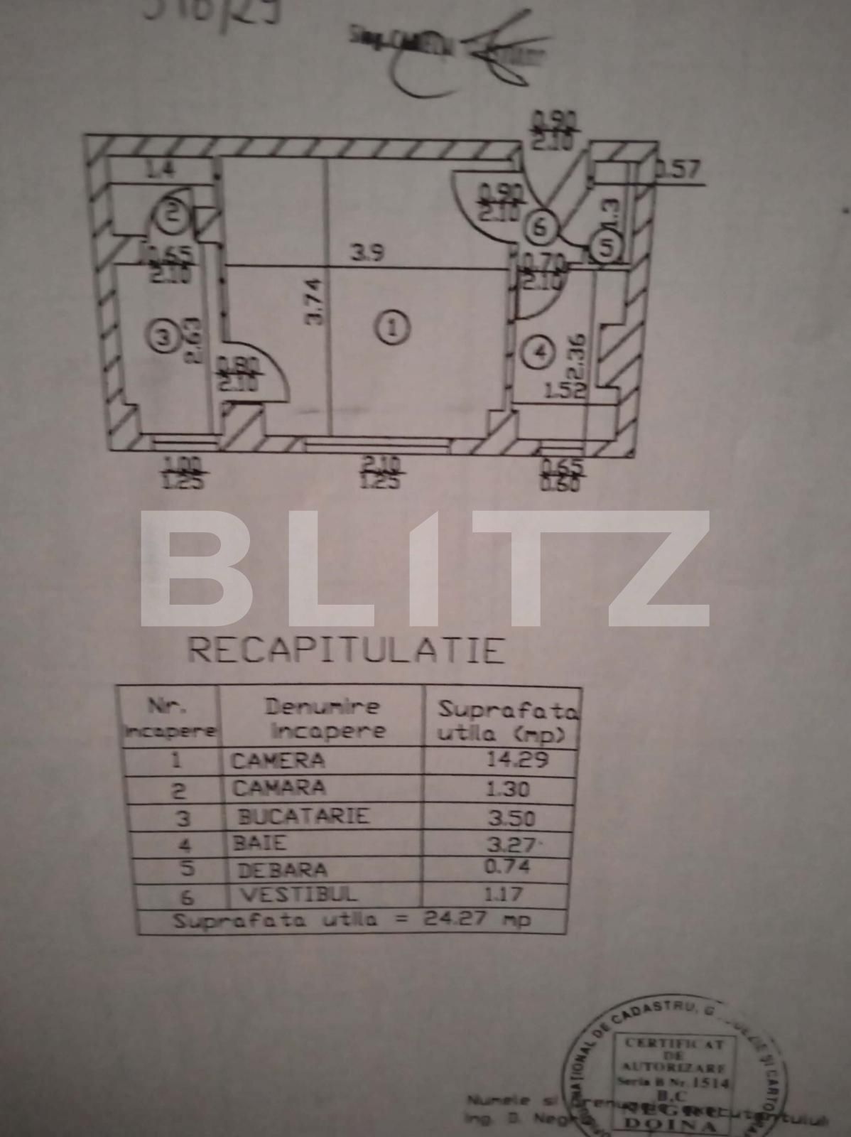 Garsonieră de vânzare Tineretului - 109267AV | BLITZ București | Poza1