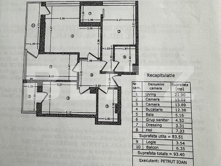 Apartament de vânzare 3 camere Pipera - 109290AV | BLITZ București | Poza1