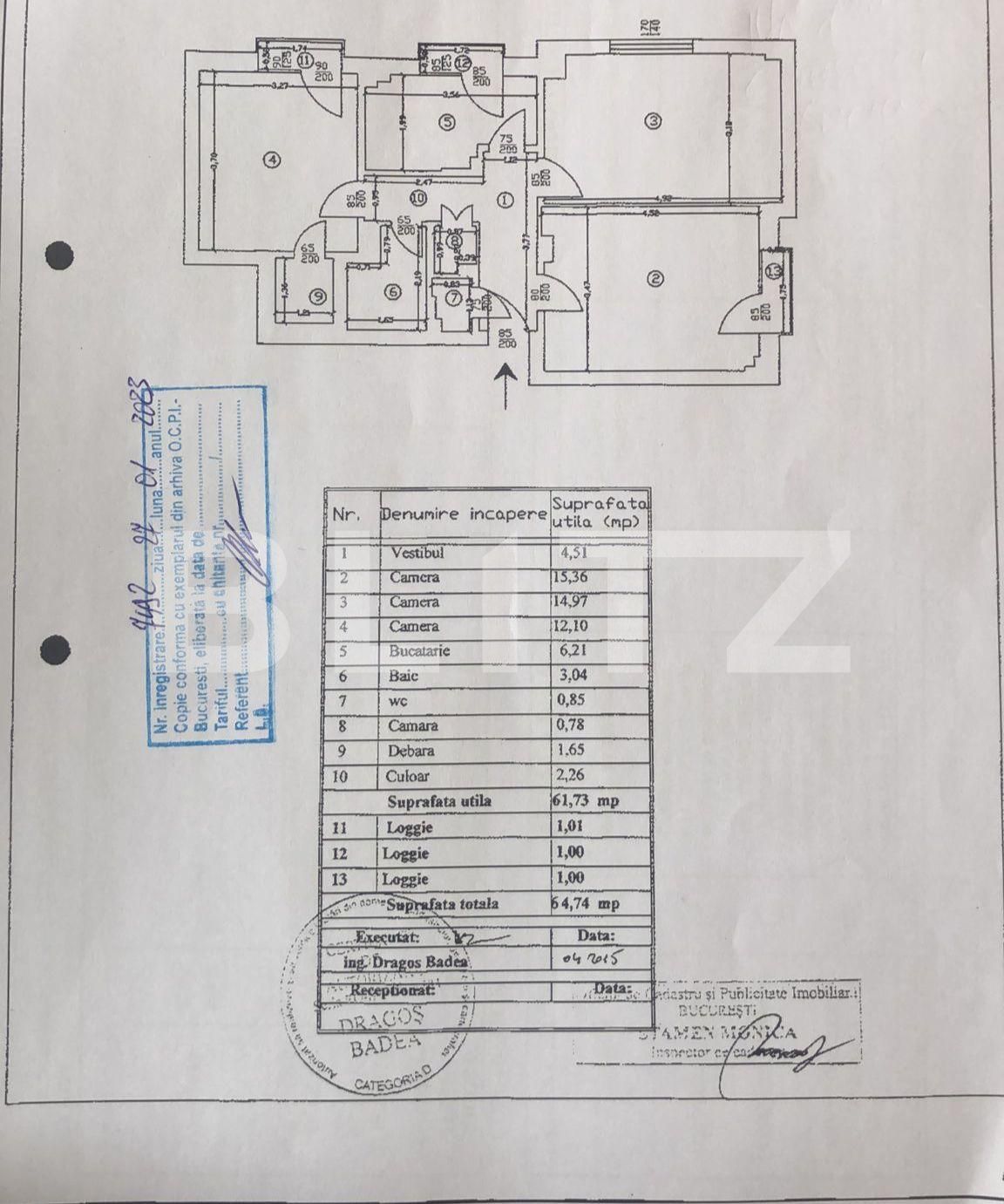 Apartament de vânzare 3 camere Unirii - 109631AV | BLITZ București | Poza1