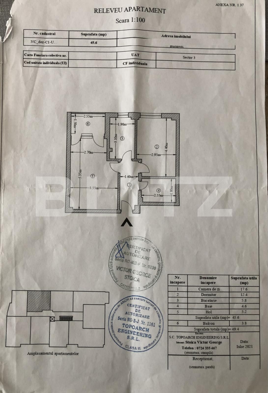 Apartament de vânzare 2 camere Titan - 109914AV | BLITZ București | Poza1