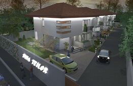Ansamblu case P+1E Tunari, 2023 an constructie, 4 camere, 300mp teren, casa 120mp