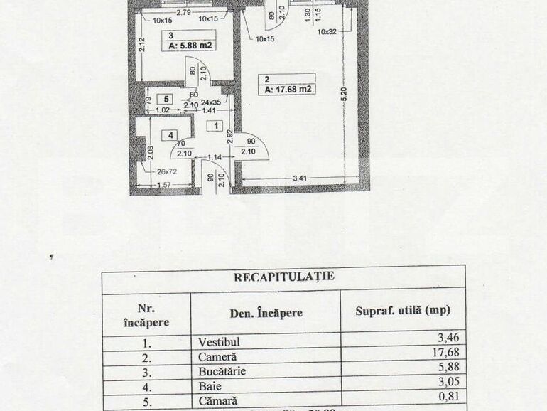 Garsonieră de vânzare Tineretului - 110202AV | BLITZ București | Poza1