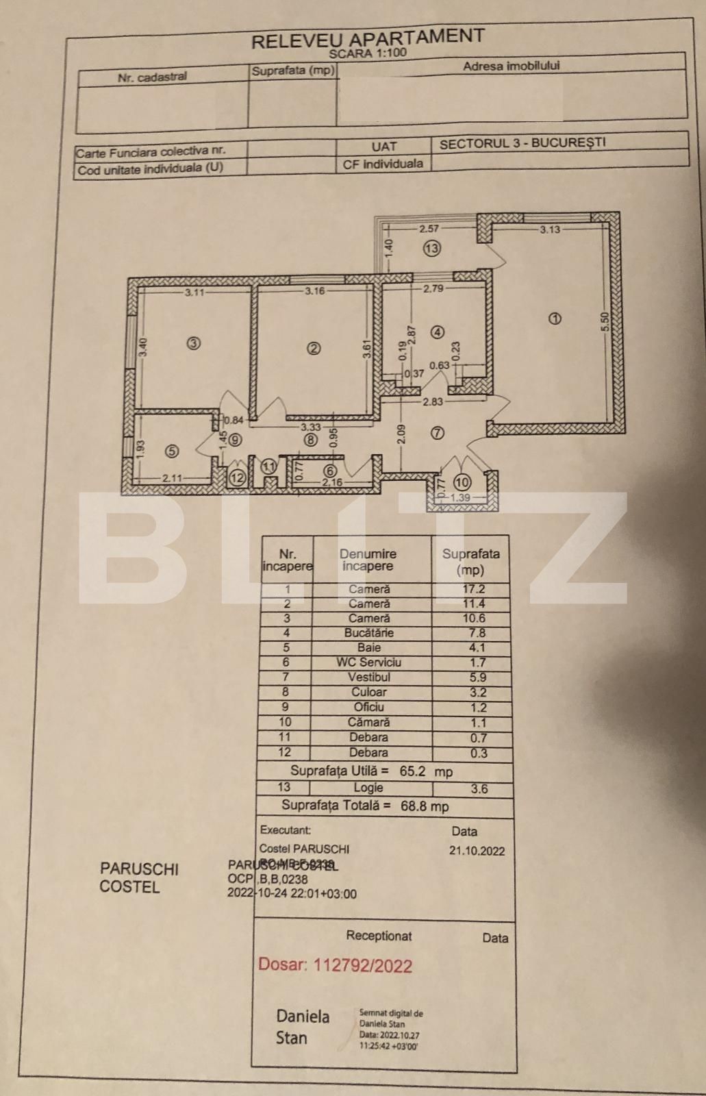 Apartament de vânzare 3 camere Titan - 110221AV | BLITZ București | Poza1