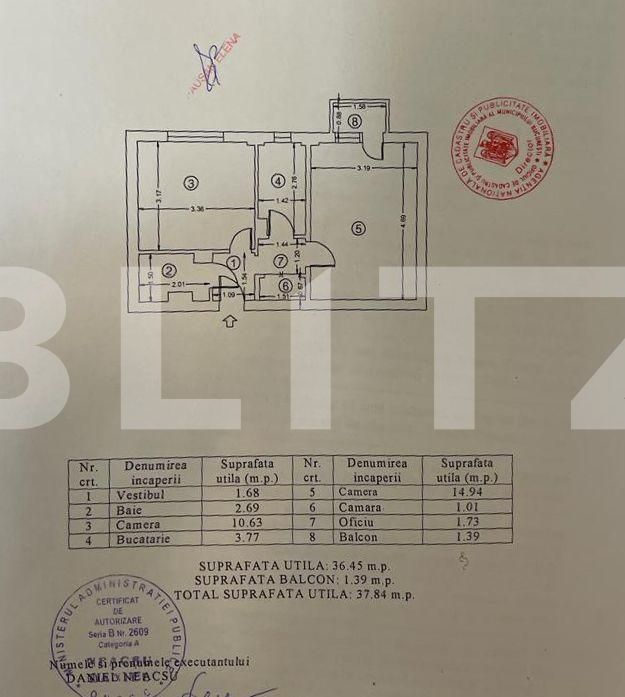 Apartament de vânzare 2 camere Ultracentral - 110250AV | BLITZ București | Poza1