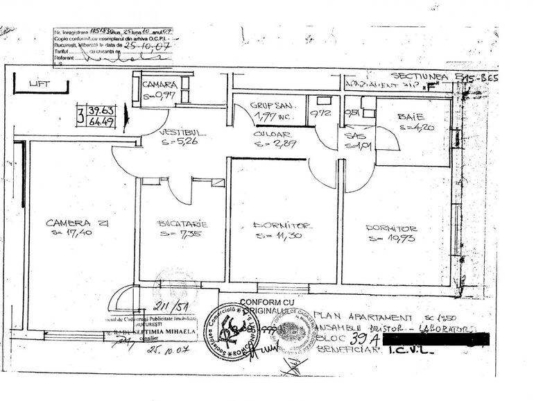 Apartament de vânzare 3 camere Dristor - 110253AV | BLITZ București | Poza1